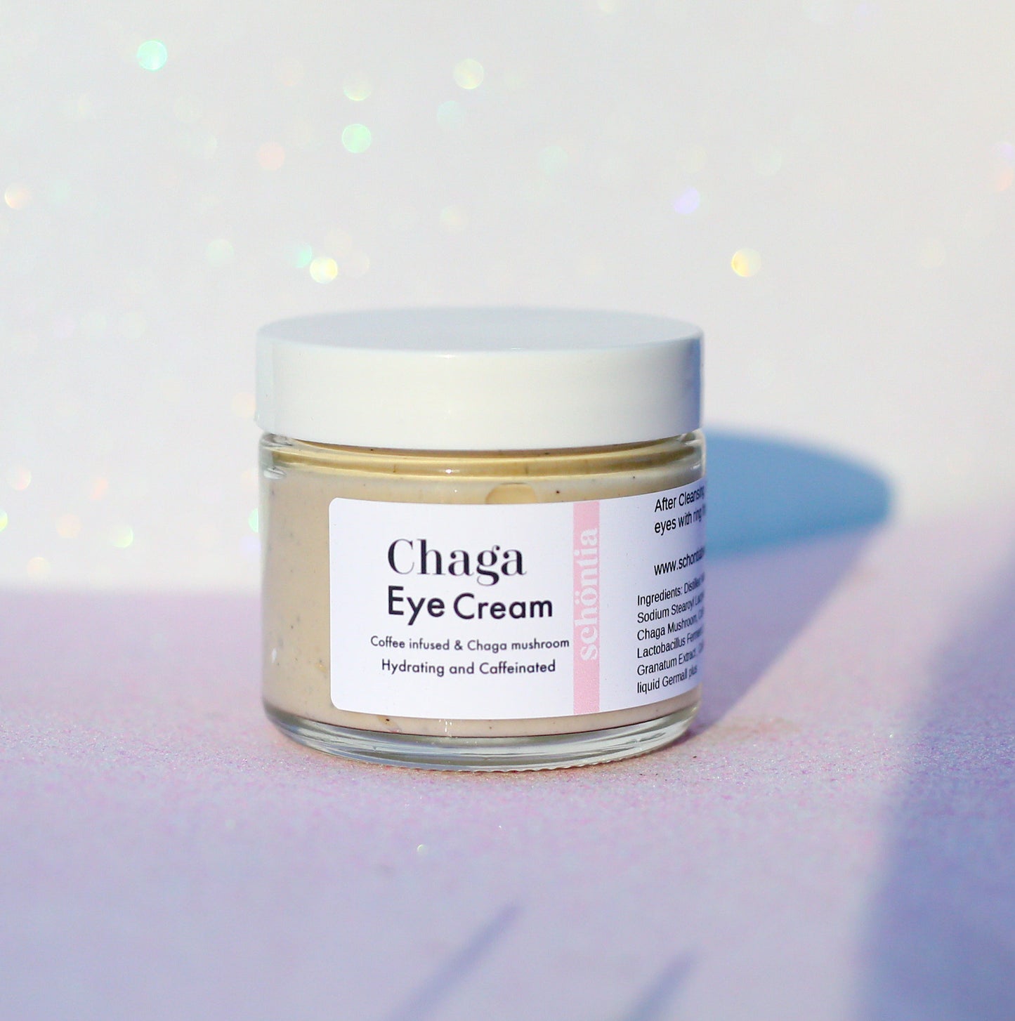 Chaga Mushroom Eye Mask, Coffee eye cream ,  Mushroom Powder, Deep Moisturizing