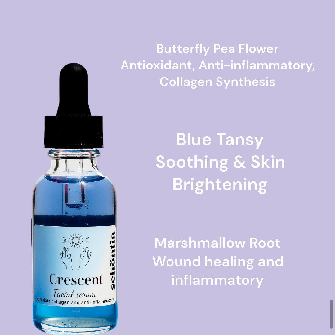 Blue Tansy + Butterfly Pea Flower, Face serum, Facial serum