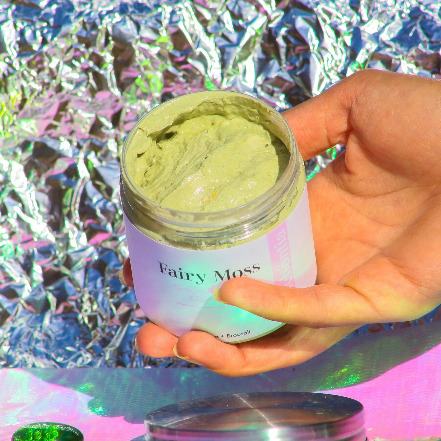 Organic Moringa Leaf Powder Mud Mask & Spirulina, White Kaolin Clay