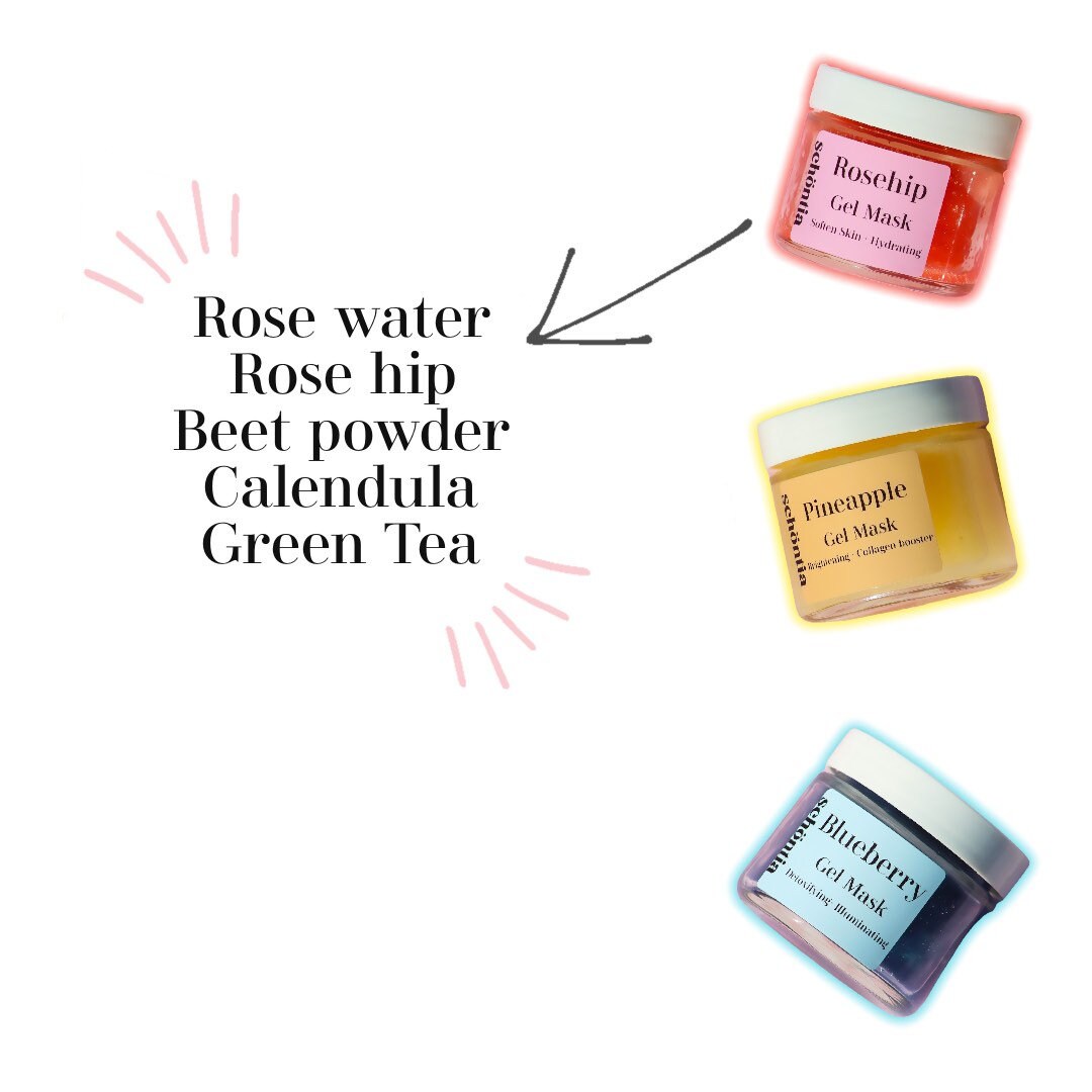 Rosehip + Green Tea Hydrating Face Mask, Rose hip Oil, Hyaluronic Acid