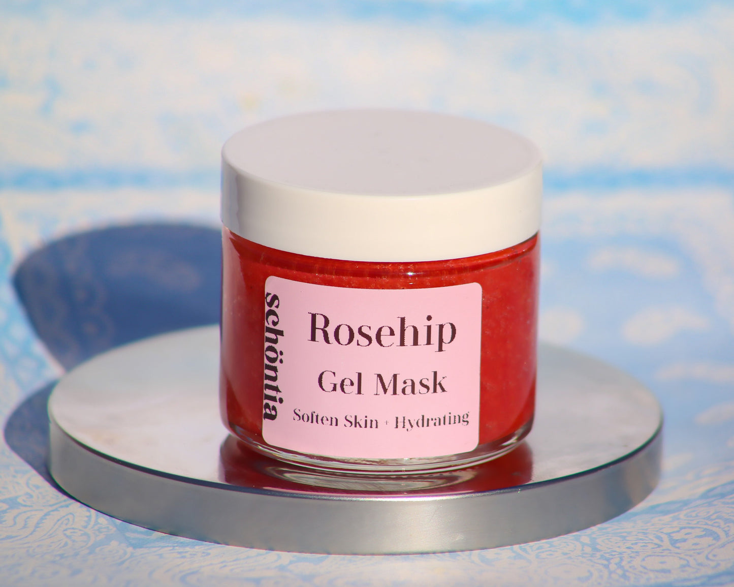 Rosehip + Green Tea Hydrating Face Mask, Rose hip Oil, Hyaluronic Acid