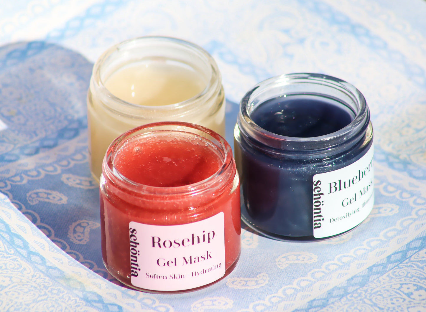 Rosehip + Green Tea Hydrating Face Mask, Rose hip Oil, Hyaluronic Acid