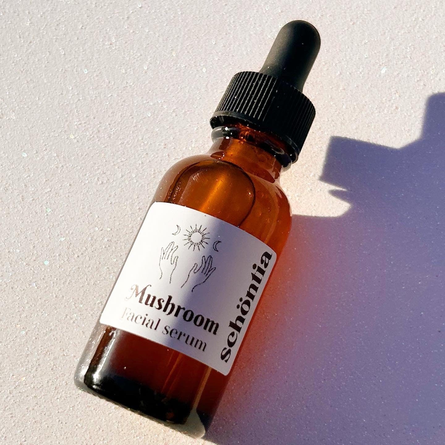 Mushroom extract Elixir Serum - Anti Aging, Brightening, Vegan, Handmade and organic Eco friendly Natural skincare