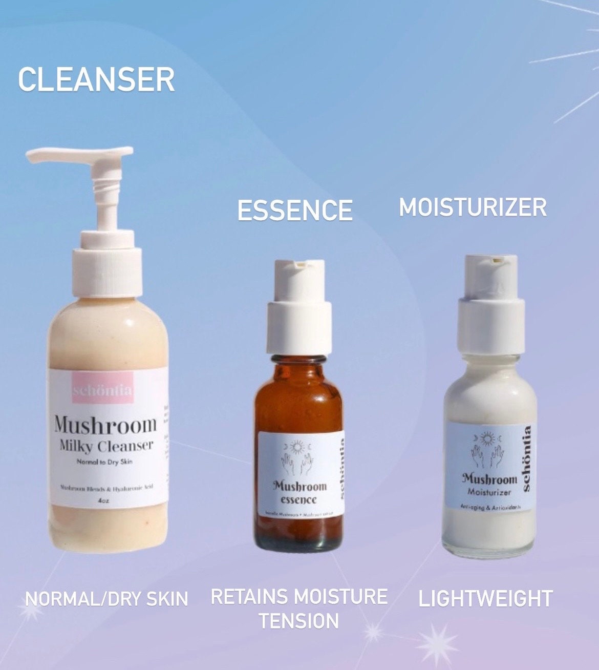 Mushoom Skin care set, At Home Spa Day