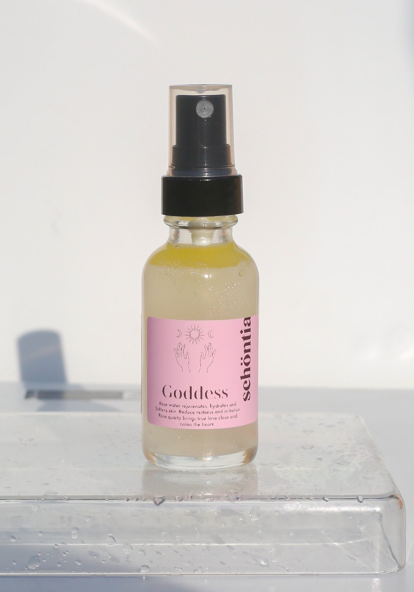 Rose Water + Calendula Face Mist, Rose  Herbal essence, hydrating facial mist