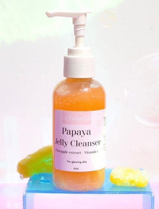 Brightening Jelly Face Cleanser, Even Skin Complexion, Vitamin C Homemade Face Wash